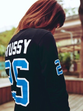 「stussy」｜StussyTaiwanさん（レディース・162cm）の冬コーディネート