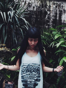 「stussy」｜StussyTaiwanさん（レディース・163cm）の春コーディネート