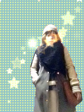 「FRAPBOIS」｜「アイテム（スタジャン）」を使った、yuryさん（レディース・148cm）の冬コーディネート