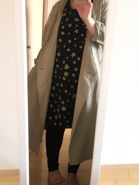 「zucca」｜「アイテム（その他アウター）」を使った、yuryさん（レディース・148cm）の春コーディネート