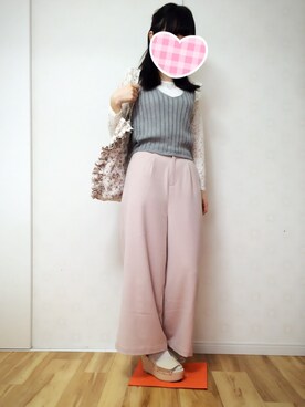 ひよこさん（レディース・154cm）の春コーディネート