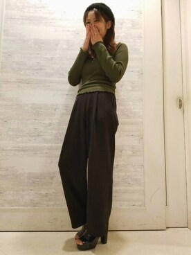 tomomiさん（レディース・155cm）の秋コーディネート