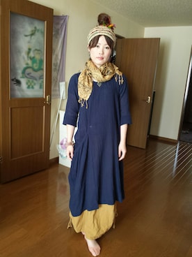 「MALAIKA（マライカ）のアイテム（その他）」を使った、ルチルクォーツさん（レディース・163cm）の夏コーディネート