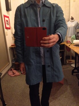 「春コート」｜tepさん（メンズ・180cm）の春コーディネート