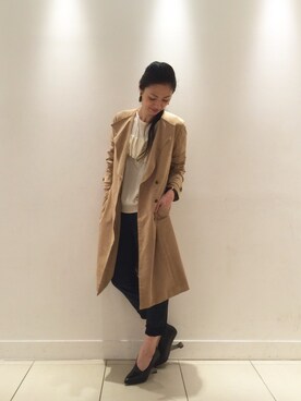 「Paradise Picnic（パラダイスピクニック）のアイテム（ジャケット/アウター）」を使った、maeさん（レディース・158cm）の秋コーディネート