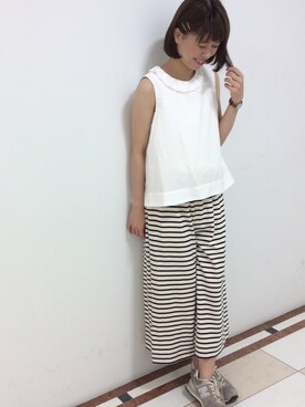 「PUAL CE CIN（ピュアルセシン）のアイテム（つなぎ/オールインワン）」を使った、pualcecinkobesogoさん（レディース・165cm）の春コーディネート