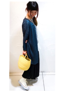「さしいろ」｜「アイテム（バッグ）」を使った、pualcecinkobesogoさん（レディース・155cm）の春コーディネート