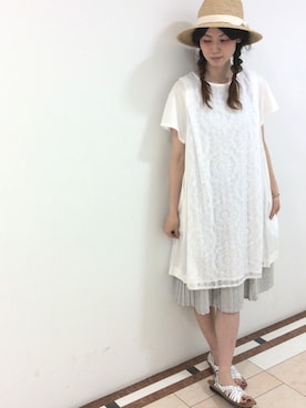 「アイテム（その他トップス）」を使った、pualcecinkobesogoさん（レディース・165cm）の春コーディネート