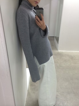 「JOHN LAWRENCE SULLIVAN（ジョンローレンスサリバン）のアイテム（トップス）」を使った、REIKO.Nさん（レディース・156cm）の秋コーディネート