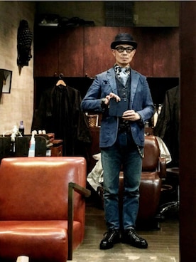 「ローカット」｜「アイテム（ジャケット/アウター）」を使った、e-wamoさん（メンズ・173cm）の冬コーディネート