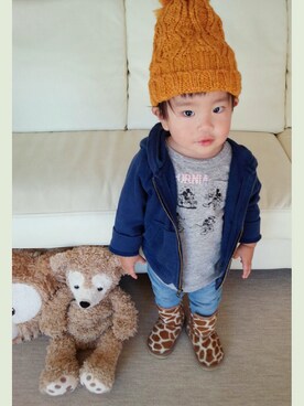 k7k10さん（キッズ・80cm）の秋コーディネート