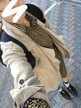 「YEVS（イーブス）のアイテム（シューズ）」を使った、Risa Motoyamaさん（レディース・159cm）の秋コーディネート