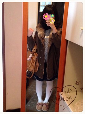 Kさん（レディース・160cm）の冬コーディネート