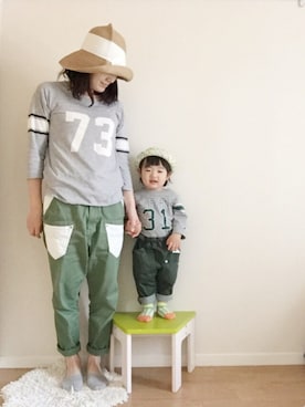 「MoL（モル）のアイテム（パンツ）」を使った、nato☆さん（レディース・158cm）の春コーディネート