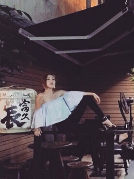 「STEVE MADDEN（スティーブマデン）のアイテム（その他シューズ）」を使った、oliviamakさん（レディース・165cm）の夏コーディネート