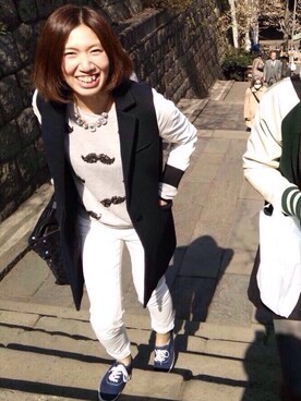 「JILL STUART（ジルスチュアート）のアイテム（ショルダーバッグ）」を使った、なつさん（レディース・164cm・20代）の秋コーディネート