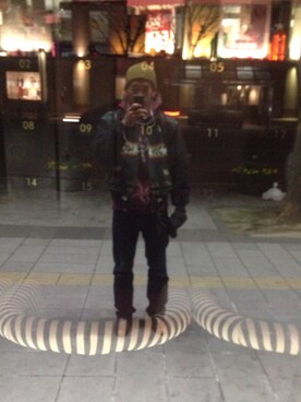 「PENDLETON（ペンドルトン）のアイテム（その他アウター）」を使った、Masaki Hirataさん（メンズ・175cm・20代）の冬コーディネート