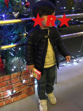 「DIESEL KIDS」｜「アイテム（ジャケット/アウター）」を使った、RaiKINGさん（キッズ・90cm）の冬コーディネート