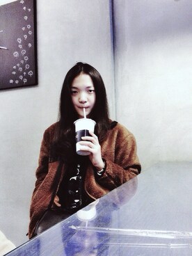 「GAP（ギャップ）のアイテム（財布/小物）」を使った、Nicole Linさん（レディース・156cm）の冬コーディネート