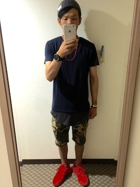 DJ Imanishiさん（メンズ・171cm）の秋コーディネート