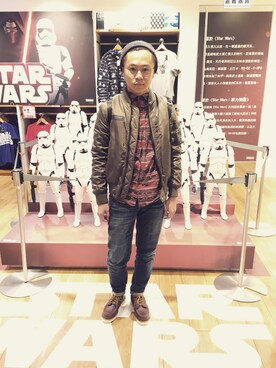 「Subcrew（サブクルー）のアイテム」を使った、吳 尚紘さん（メンズ・165cm）の冬コーディネート