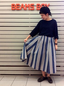 モリグチナオさん（レディース・161cm）の秋コーディネート