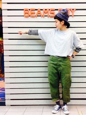 モリグチナオさん（レディース・161cm）の秋コーディネート