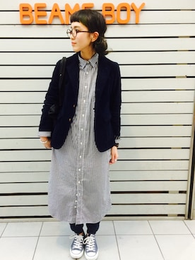 モリグチナオさん（レディース・161cm）の秋コーディネート