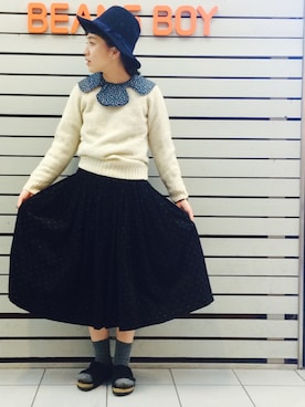 モリグチナオさん(レディース・161cm)の秋コーディネート