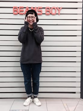 モリグチナオさん（レディース・161cm）の冬コーディネート