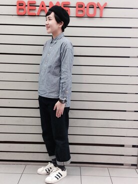 モリグチナオさん（レディース・161cm）の冬コーディネート