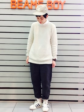 モリグチナオさん（レディース・161cm）の春コーディネート