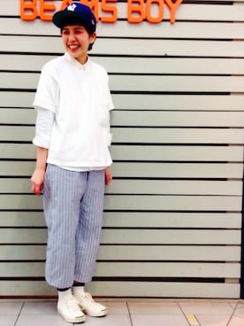 モリグチナオさん（レディース・161cm）の春コーディネート