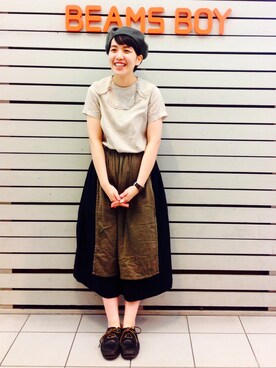 モリグチナオさん（レディース・161cm）の夏コーディネート