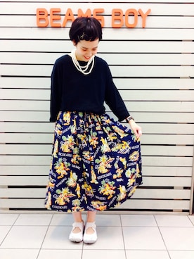 モリグチナオさん（レディース・161cm）の夏コーディネート