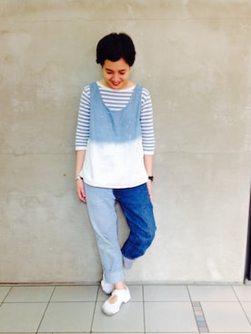 モリグチナオさん（レディース・161cm）の夏コーディネート