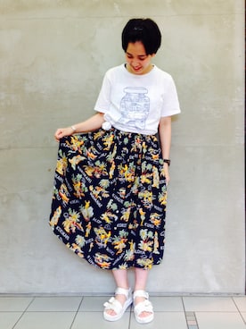 モリグチナオさん（レディース・161cm）の夏コーディネート