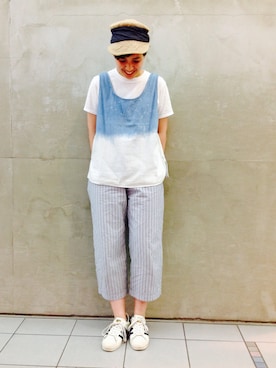 モリグチナオさん（レディース・161cm）の夏コーディネート