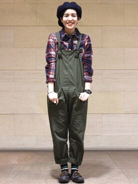 モリグチナオさん（レディース・161cm）の秋コーディネート