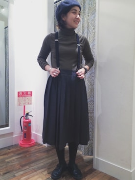 モリグチナオさん(レディース・161cm)の冬コーディネート