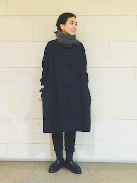 モリグチナオさん（レディース・161cm）の冬コーディネート