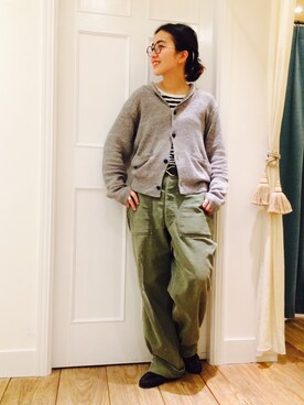 モリグチナオさん（レディース・161cm）の春コーディネート