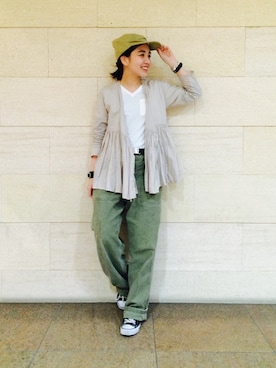 モリグチナオさん（レディース・161cm）の春コーディネート