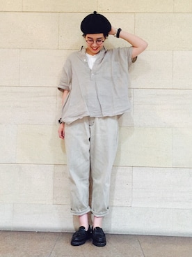 「Paraboot」｜モリグチナオさん（レディース・161cm）の春コーディネート