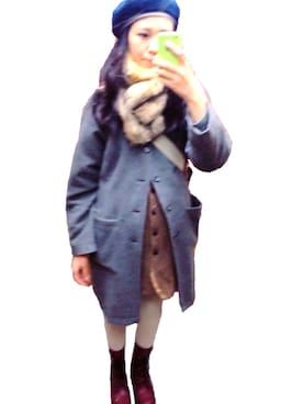 「ZOO（ズー）のアイテム」を使った、shimiさん（レディース・165cm）の冬コーディネート
