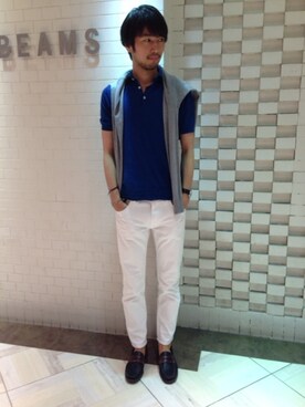 saitoさん（メンズ・181cm）の夏コーディネート