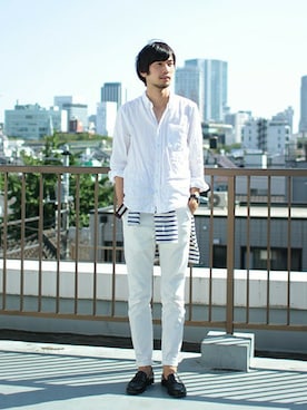 saitoさん（メンズ・181cm）の夏コーディネート