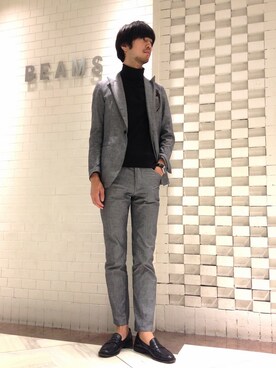 saitoさん（メンズ・181cm）の秋コーディネート