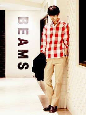 saitoさん（メンズ・181cm）の秋コーディネート