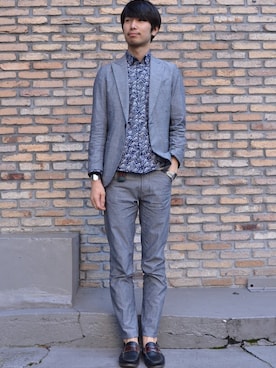 「BEAMS LIGHTS Men's（ビームスライツ メンズ）のアイテム」を使った、saitoさん（メンズ・181cm）の春コーディネート